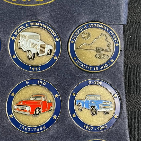 2007 Commemorative Coins-Truck History of the Norfolk Assembly Plant Compl Set - Picture 2 of 4